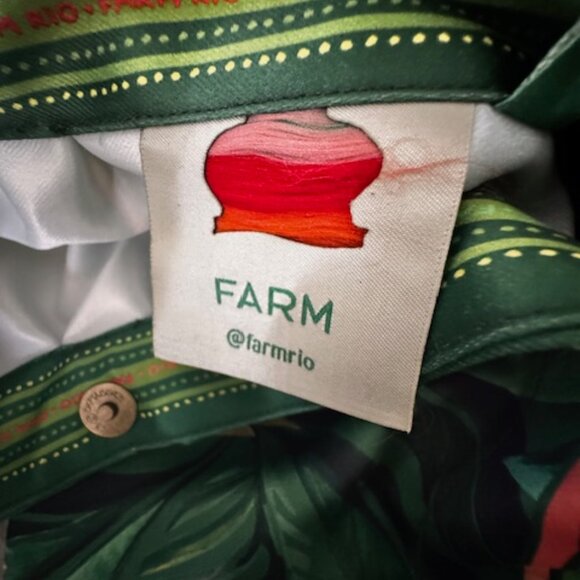 FARM Rio Farm Rio Silk Scarf Bag Spring Exotic - Picture 11 of 15